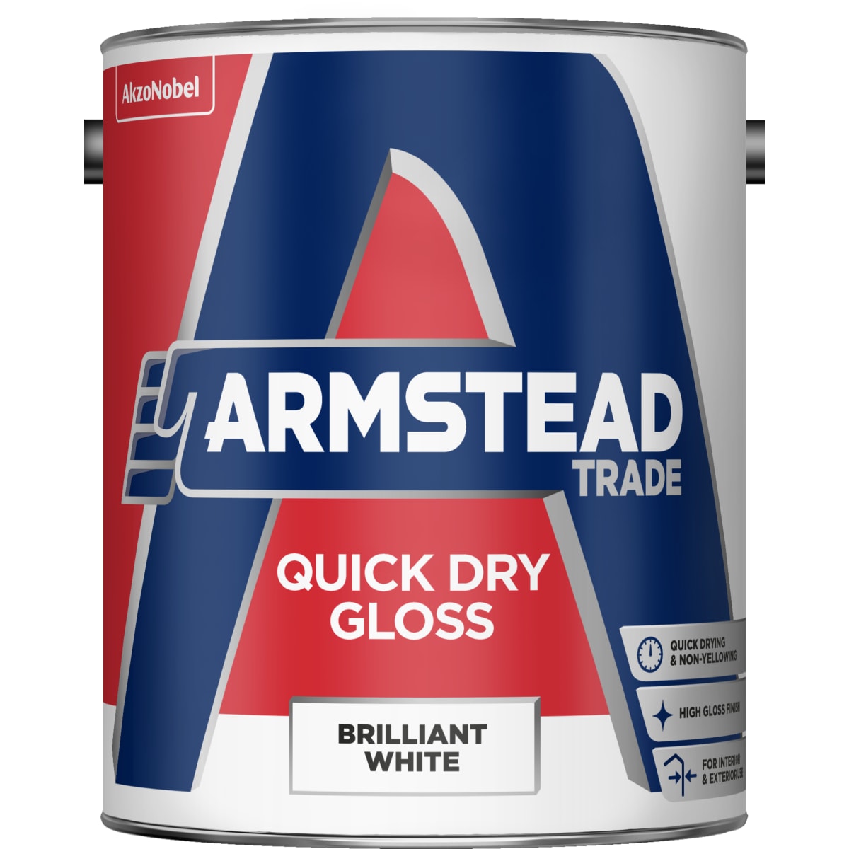 Image of Armstead Trade Quick Dry Gloss Brilliant White 5L