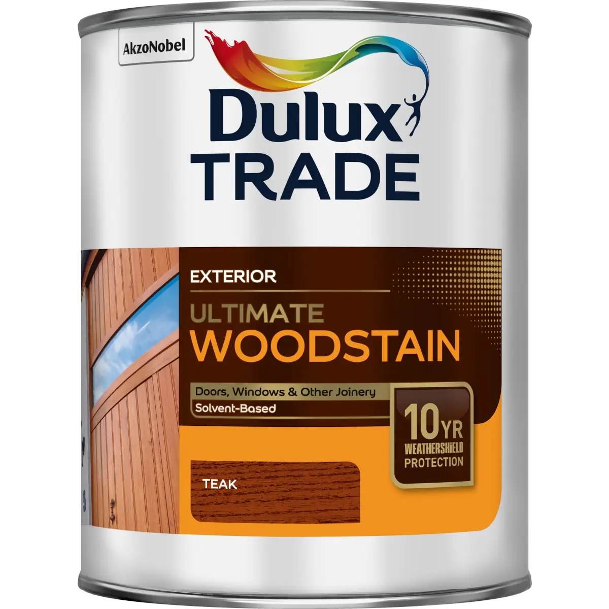 Product image for Dulux Trade Ultimate Woodstain Teak 1L