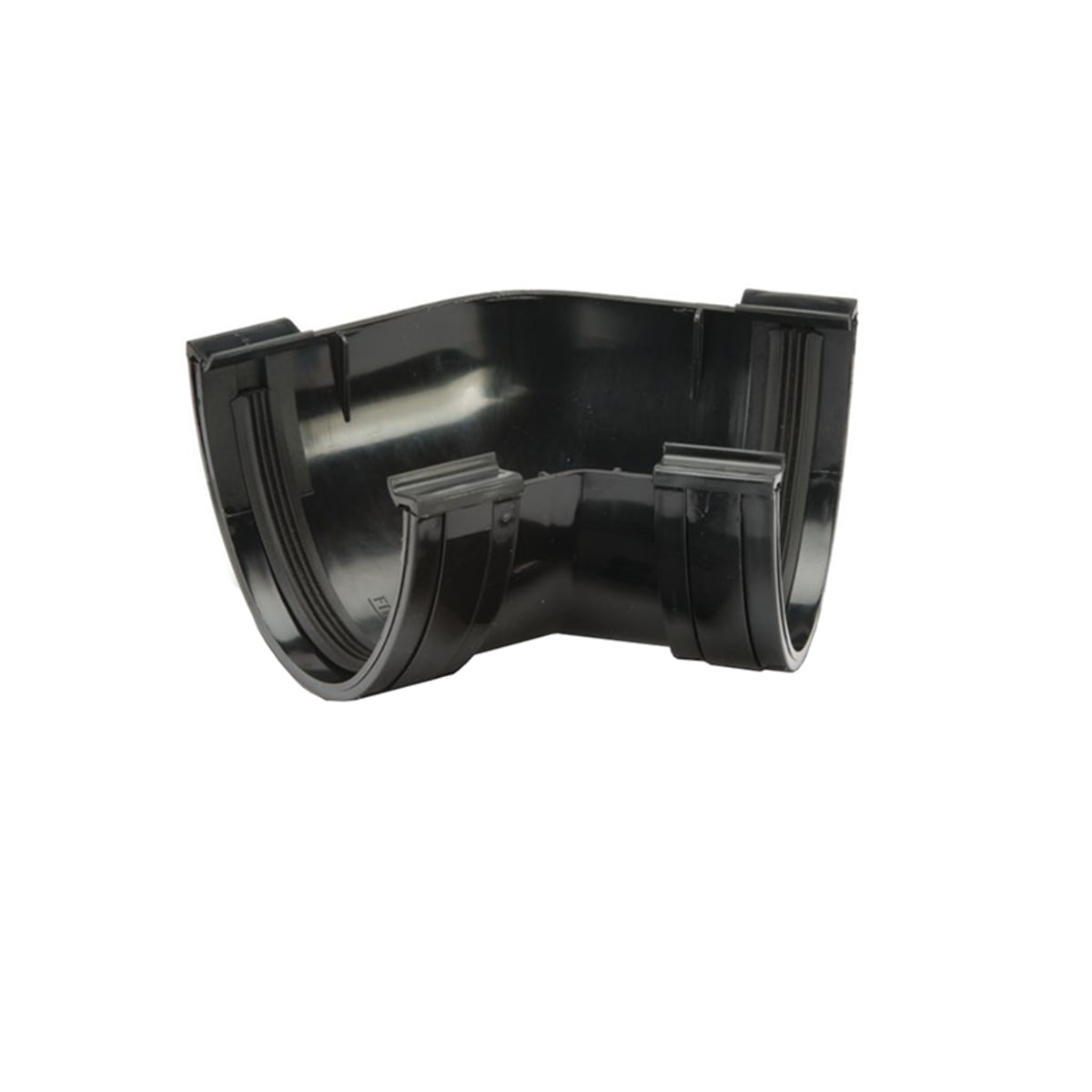 Product image for Polypipe Polyflow 135° Deep Capacity Gutter 117mm Black