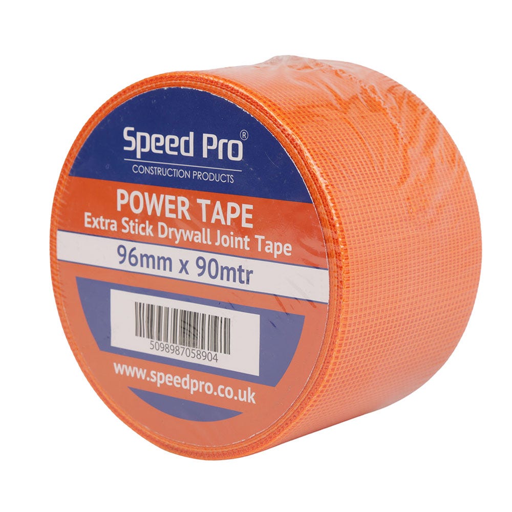 Product image for 96mm Speed Pro Power HD Extra Stick Drywall Joint Scrim Tape 90m