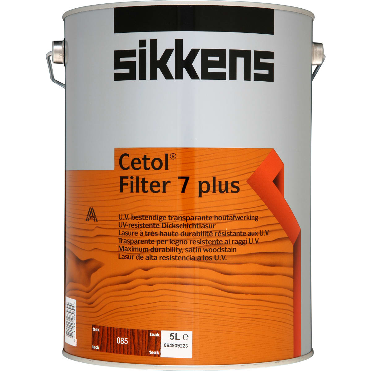 Product image for Sikkens Cetol Filter 7 Plus 085 (Teak) 5L