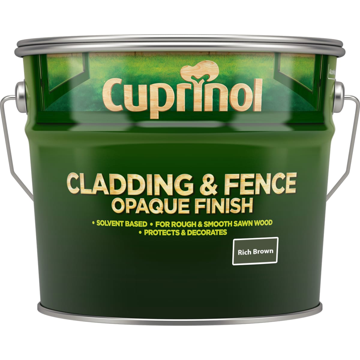 Product image for Cuprinol Cladding & Fence Opaque Rich Brown 10L