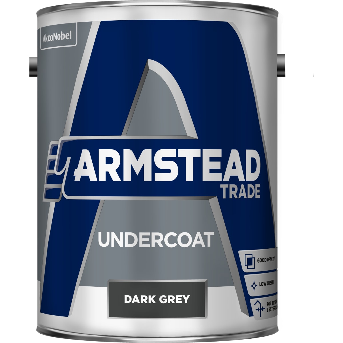 Product image for Armstead Trade Undercoat Dark Grey 5L