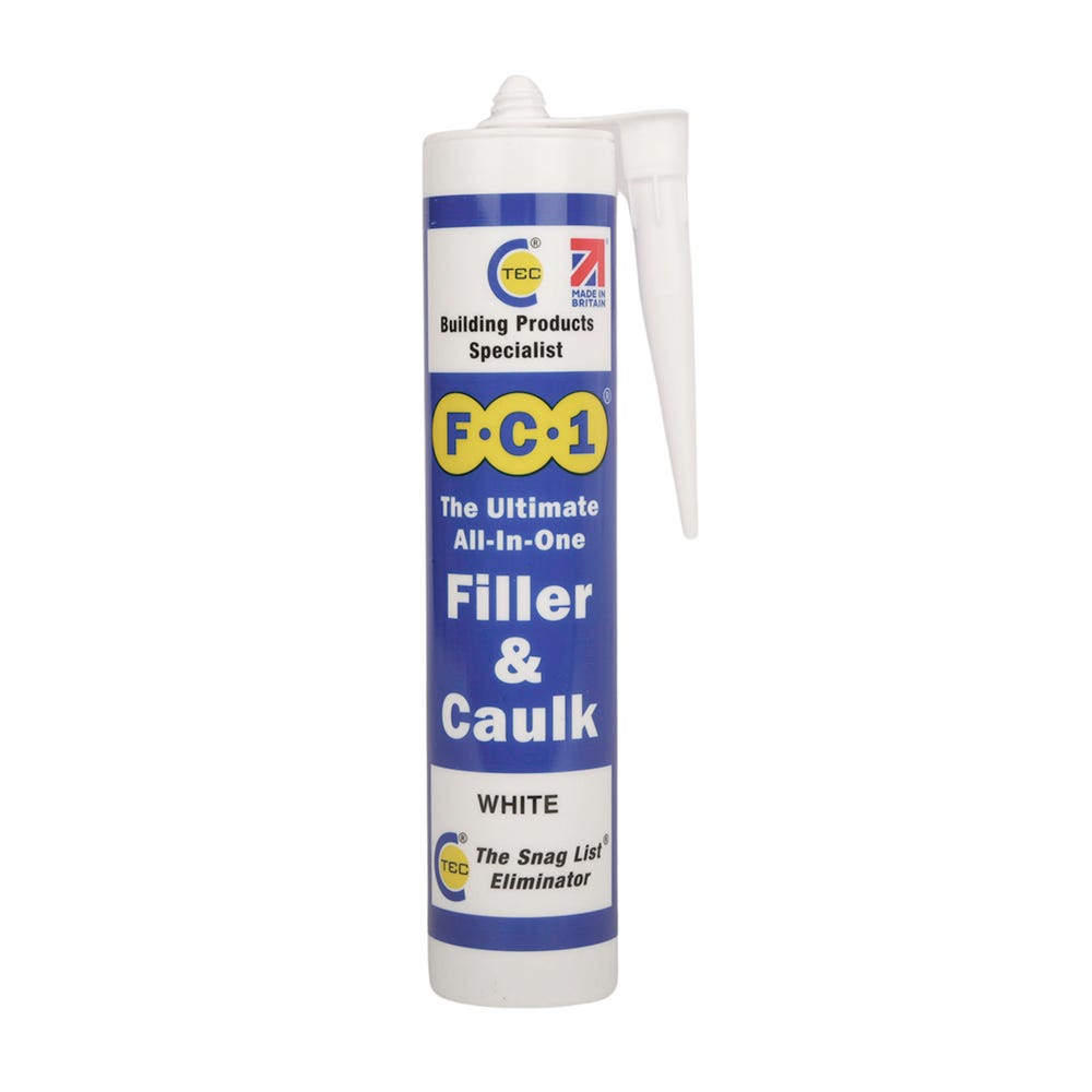 Product image for C-Tec FC1 Ultimate All-In-One Filler & Caulk White 310ml