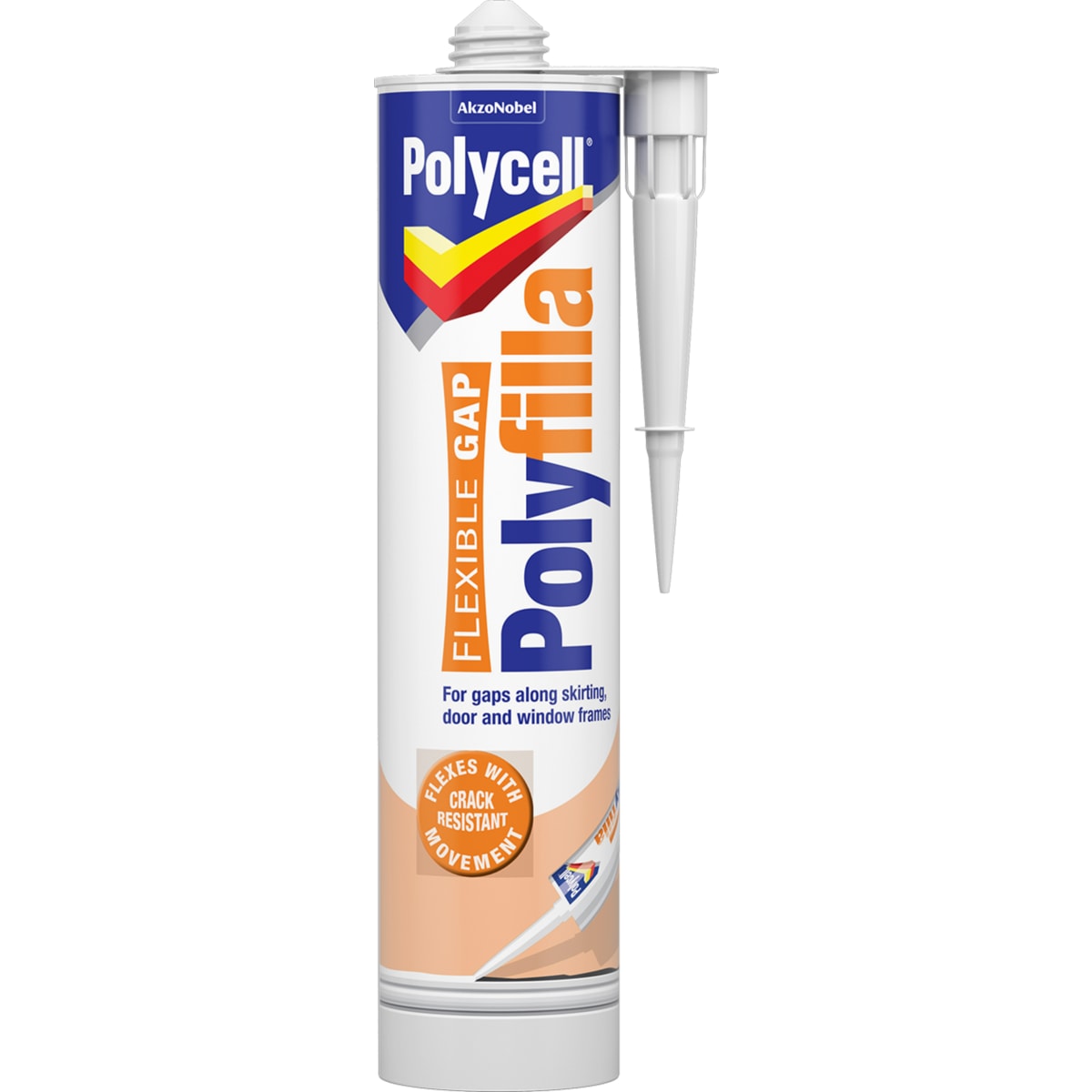 Product image for Polycell Flexible Gap Polyfilla 290ml