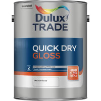 Image of Dulux Trade Quick Dry Gloss Medium Base 5L
