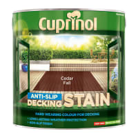 Product image for Cuprinol Anti Slip Decking Stain Cedar Fall 2.5ltr