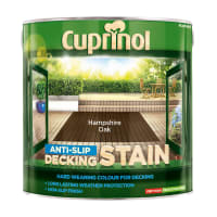 Product image for Cuprinol Anti Slip Decking Stain Hampshire Oak 2.5ltr