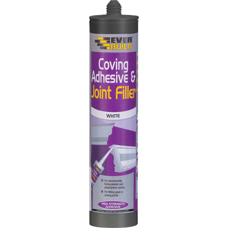 Product image for Everbuild EVBCOVE Coving Adhesive & Joint Filler 290ml