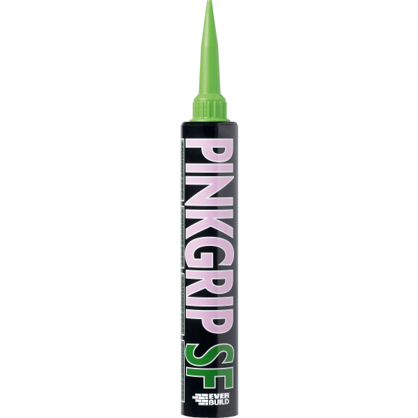Product image for Everbuild EVBPINKSF Pinkgrip Solvent-Free Cartridge 380ml