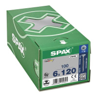 Product image for SPAX T-Star Plus T20 4 Cut CSK Head Wirox Universal Screw 120 x 6mm