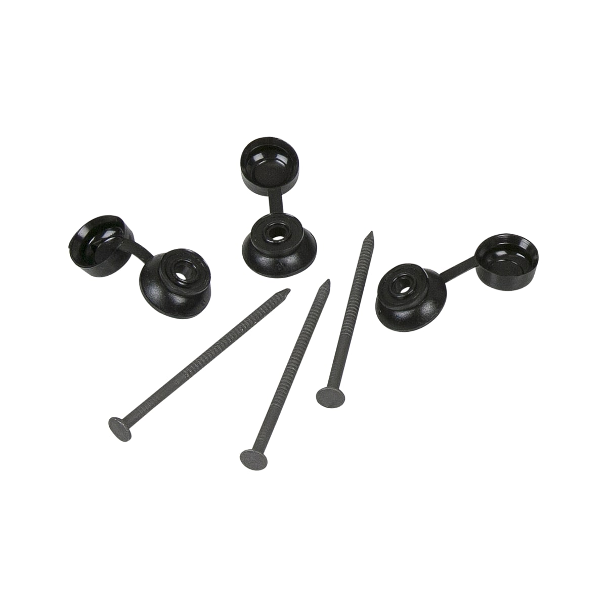 Image of Coroline Corrugated Roofing Sheet Fixings 65mm L Black