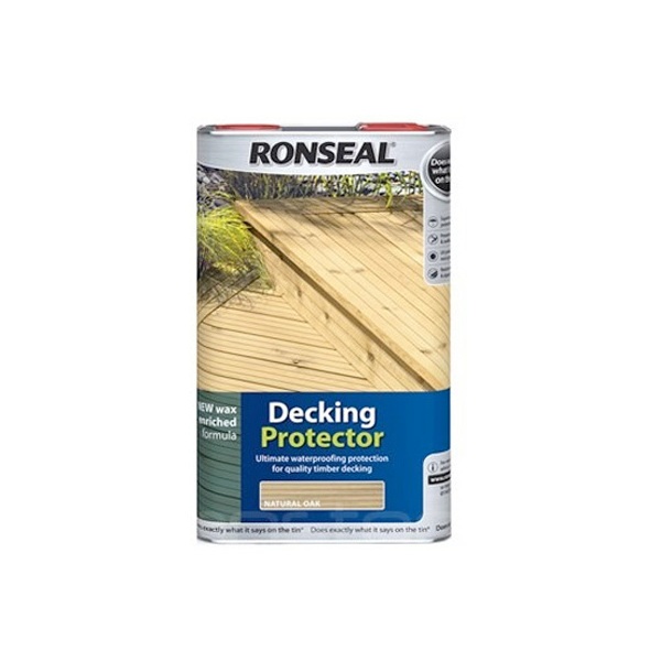 Product image for Ronseal Trade Decking Protector Natural 5L