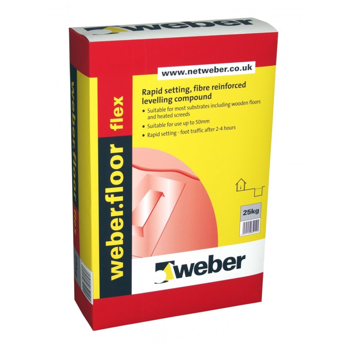 Product image for Weber Floor Flex Self Levelling Compound 25kg