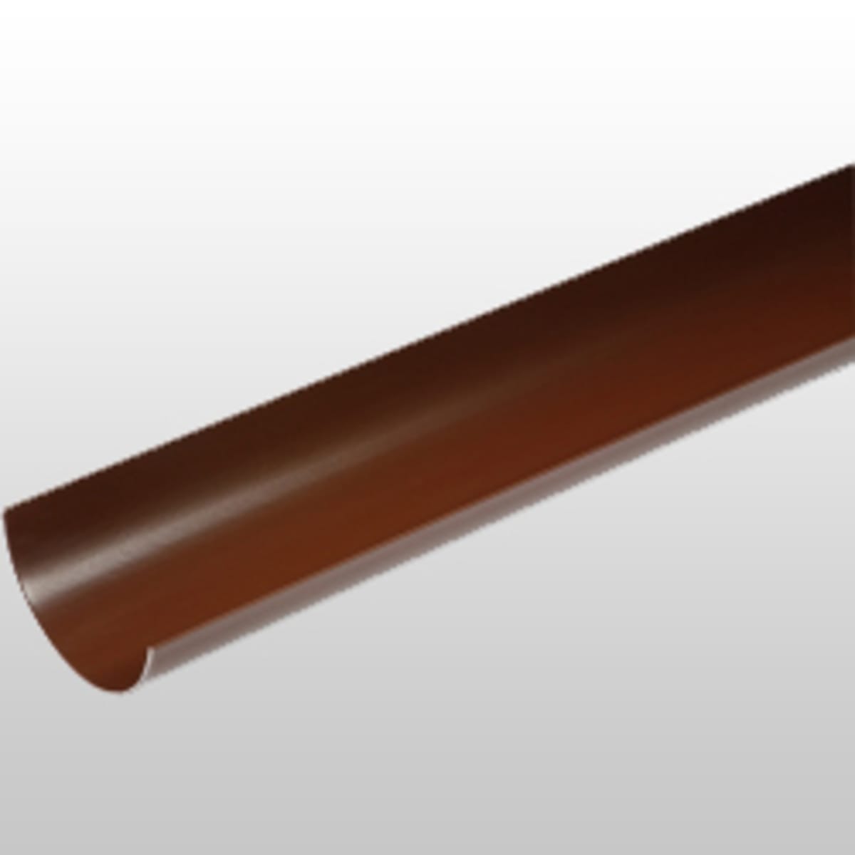 Image of Polypipe Half Round Gutter 4m x 112mm Brown RR101BR