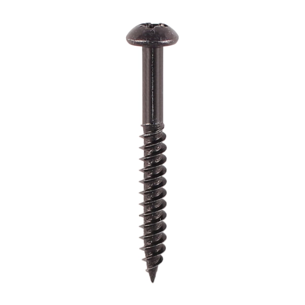 Product image for TIMCO Twin-Thread Blackjax Round Head Woodscrews 8 Gauge 2 L