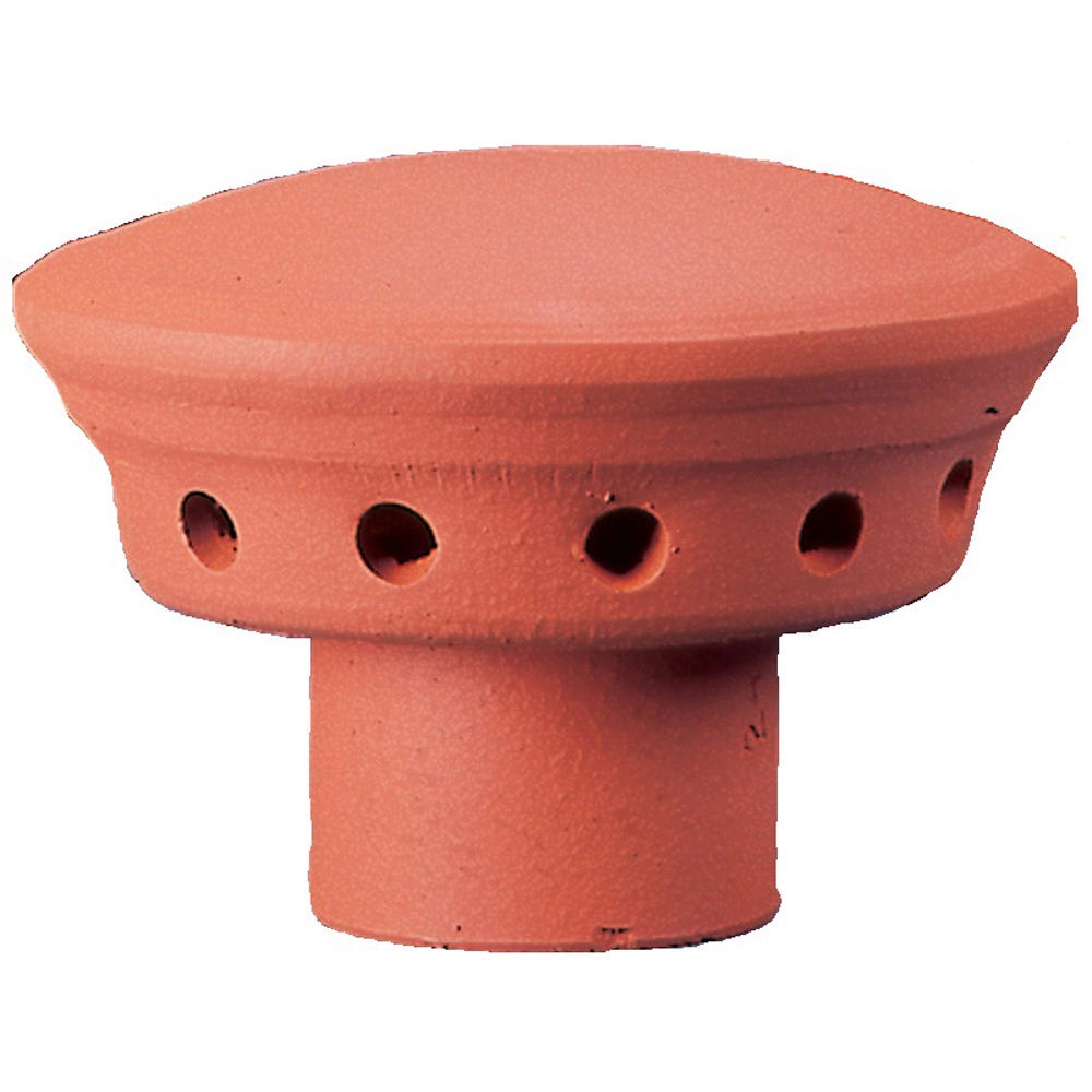 Image of Forterra Red Bank Flue Ventilator 190mm Red