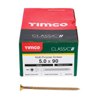 Product image for TIMCO Classic Pozi Countersunk Wood Screw 90 x 5mm Box of 100