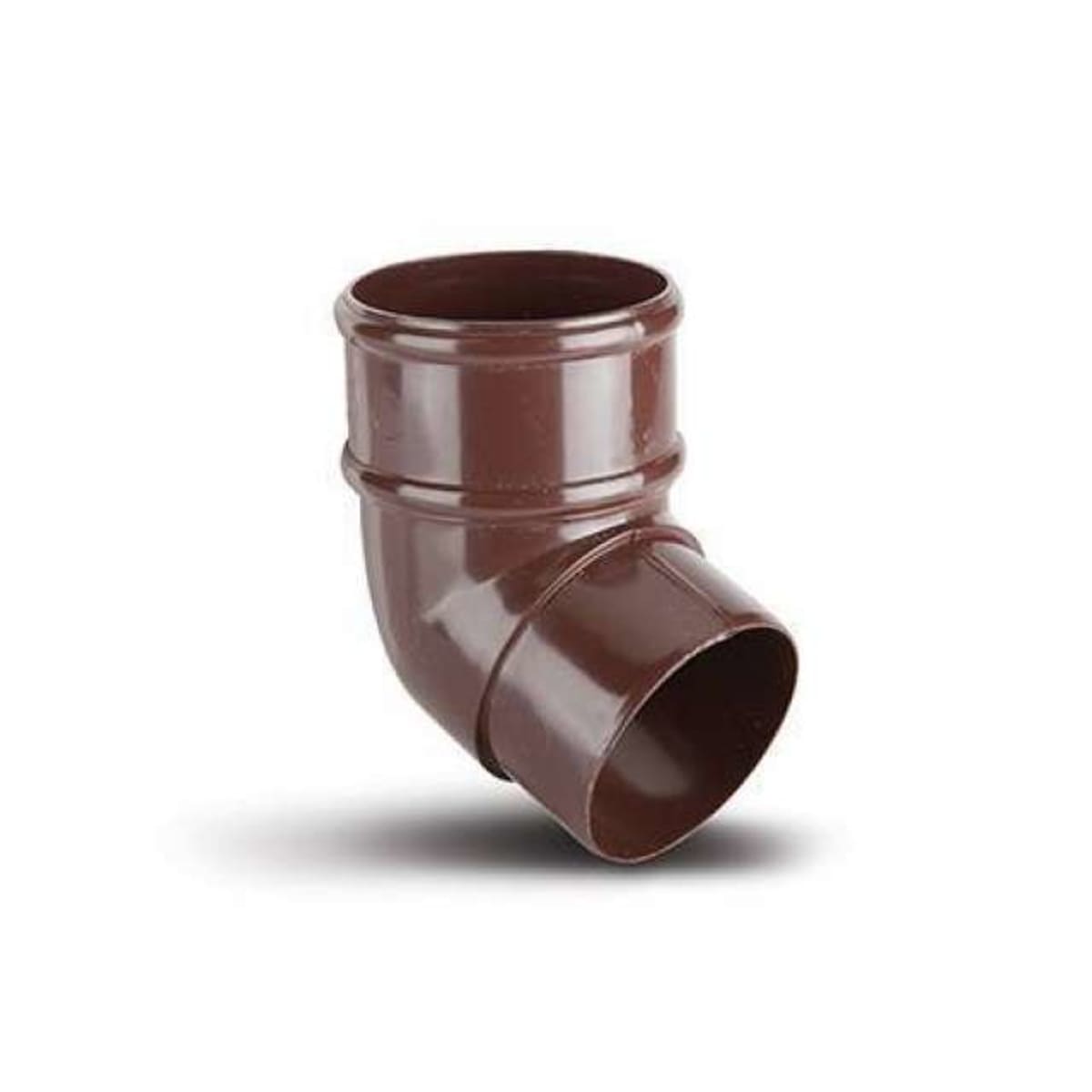 Product image for Polypipe 112.5? Round Offset Bend 68mm Brown RR127BR