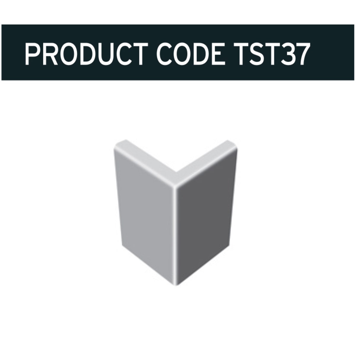 Product image for TuffStuff C7 External Simulated Lead Flashing Corner Grey
