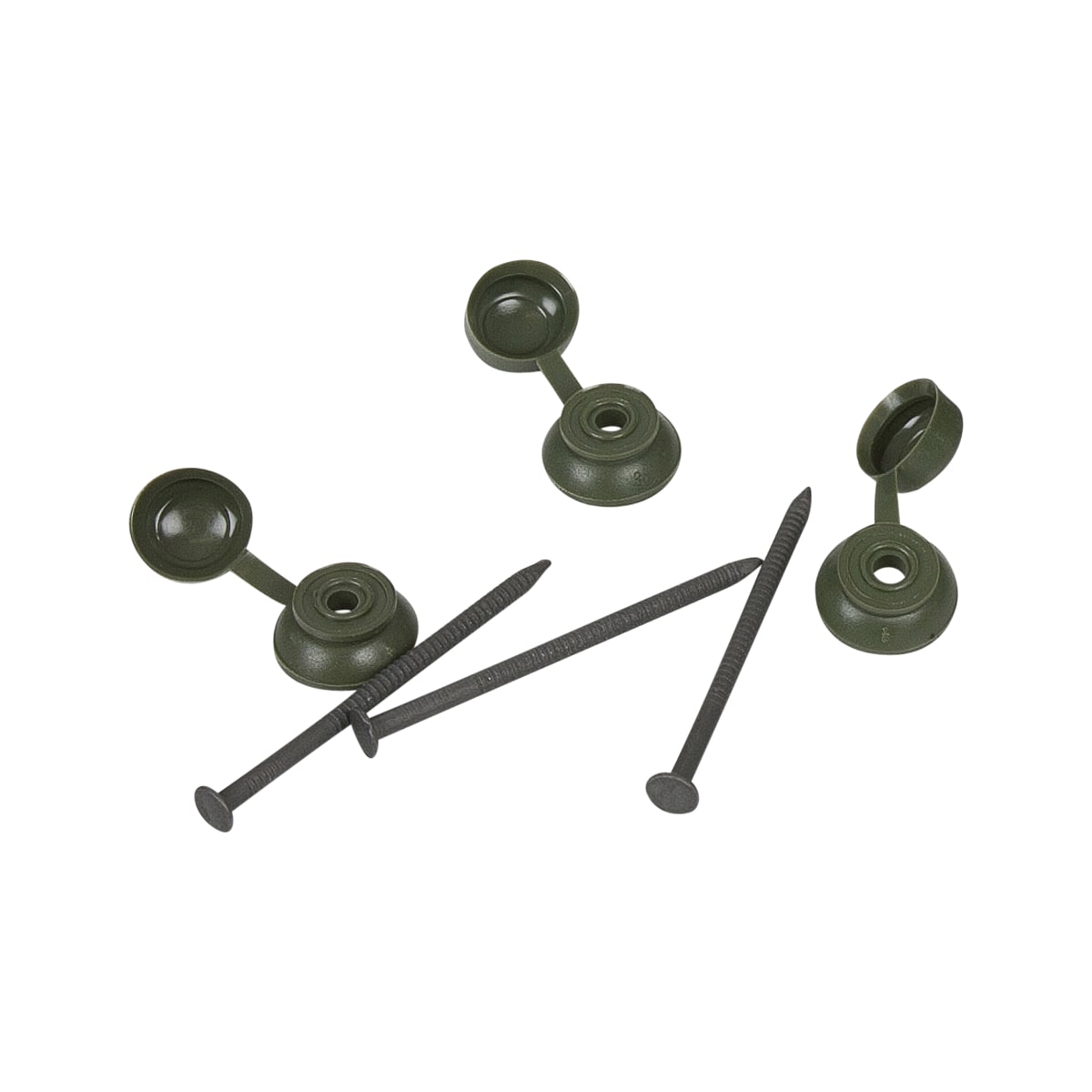 Product image for Coroline Corrugated Bitumen Fixings Green 65mm L Pack of 20