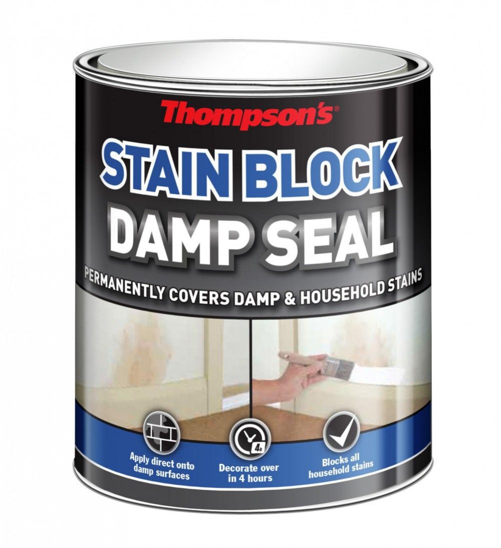 Image of Thompsons Stain Block Damp Seal White 750ml