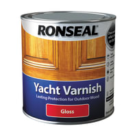 Product image for Ronseal Yacht Varnish Gloss Clear 1ltr