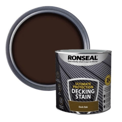 Product image for Ronseal Ultimate Protection Decking Stain Dark Oak 2.5ltr