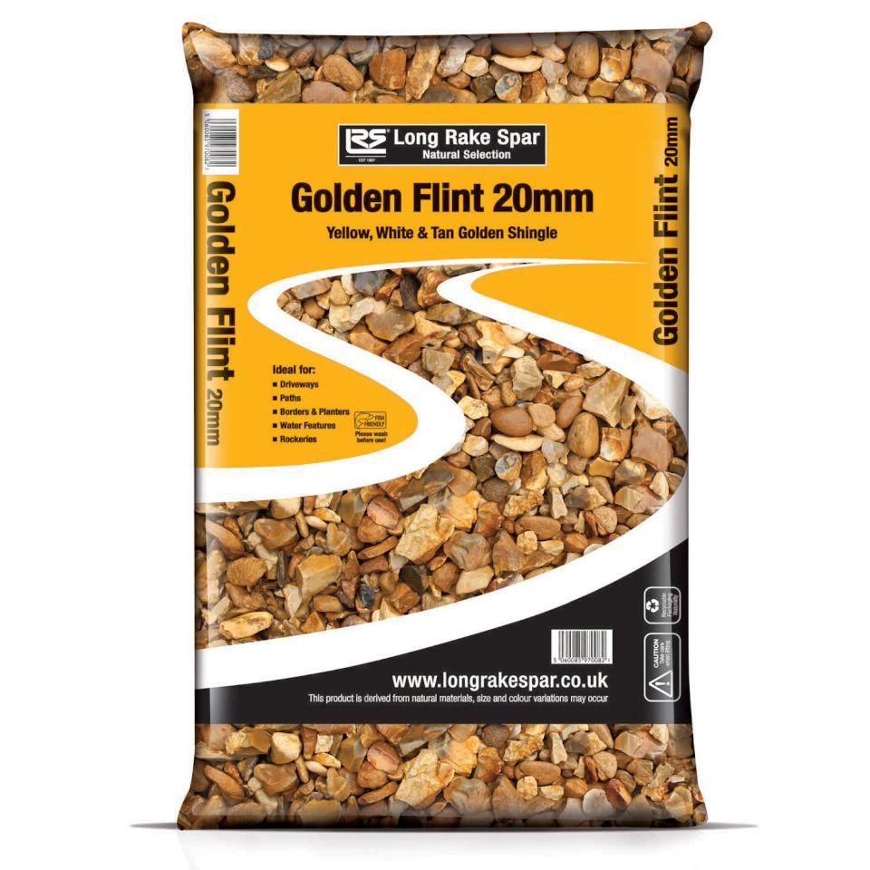Product image for Golden Flint Gravel Bag 20mm 20kg