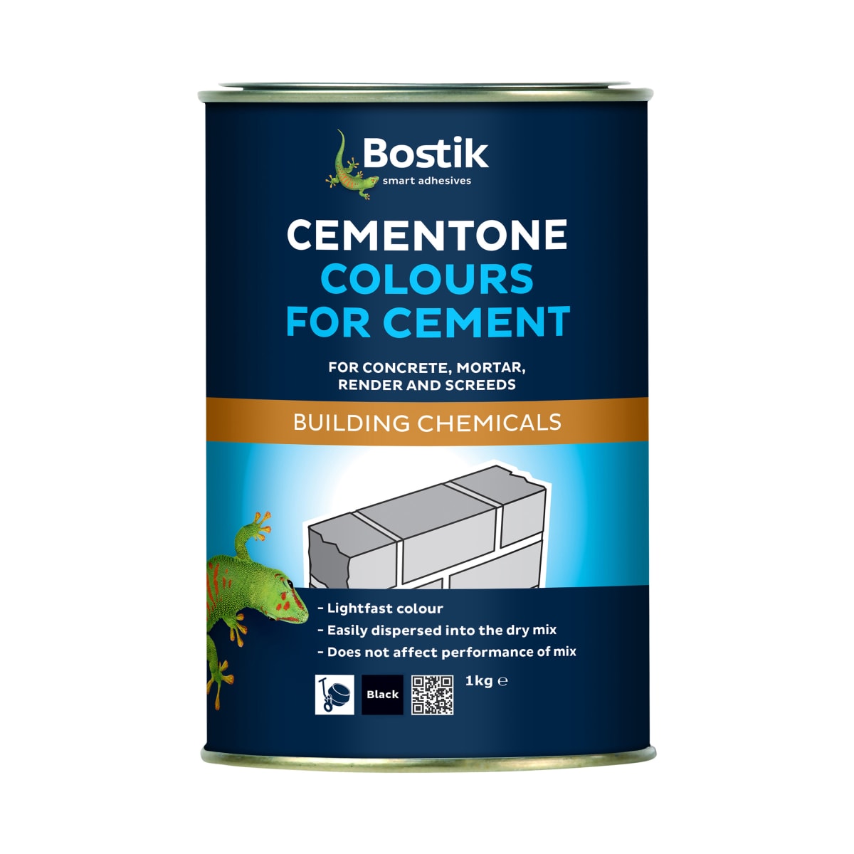 Product image for Bostik Cement Colouring Powder 1kg Black