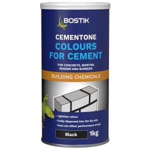 Image of Bostik Cement Colouring Powder 1kg Black