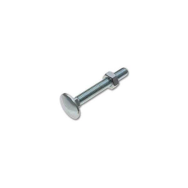 Product image for Cup Square Carriage Bolt & Nut BZP M10x75mm