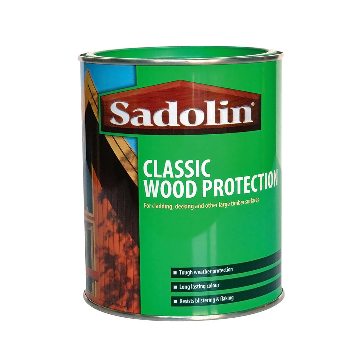 Image of Sadolin Classic Wood Protection Jacobean Walnut 1 Litre