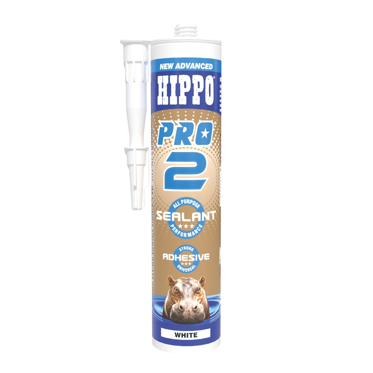Product image for Hippo PRO2® Sealant & Adhesive 310 Ml  Cartridge White