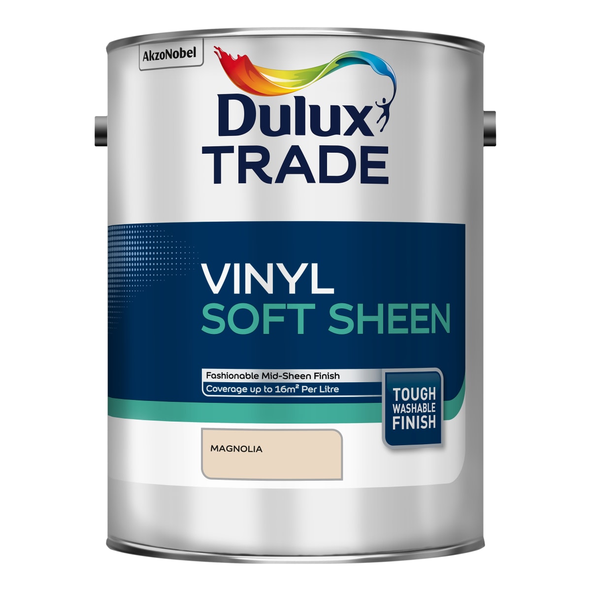 Image of Dulux Trade Vinyl Soft Sheen 5 Litres Magnolia