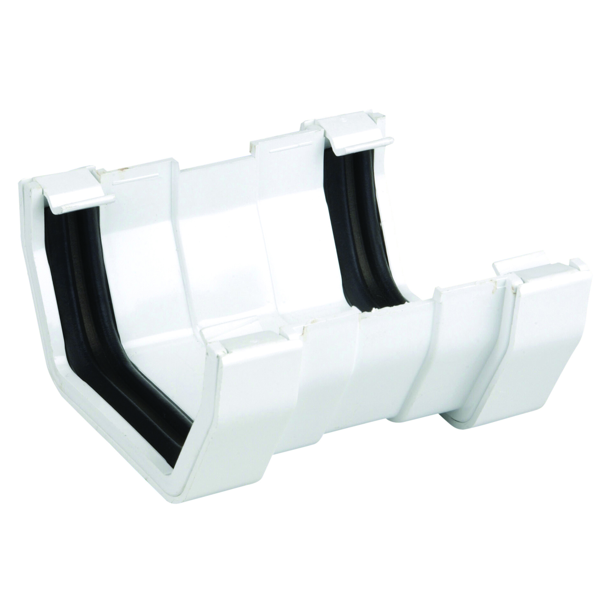 Product image for Osma Squareline Gutter Union 100mm W White