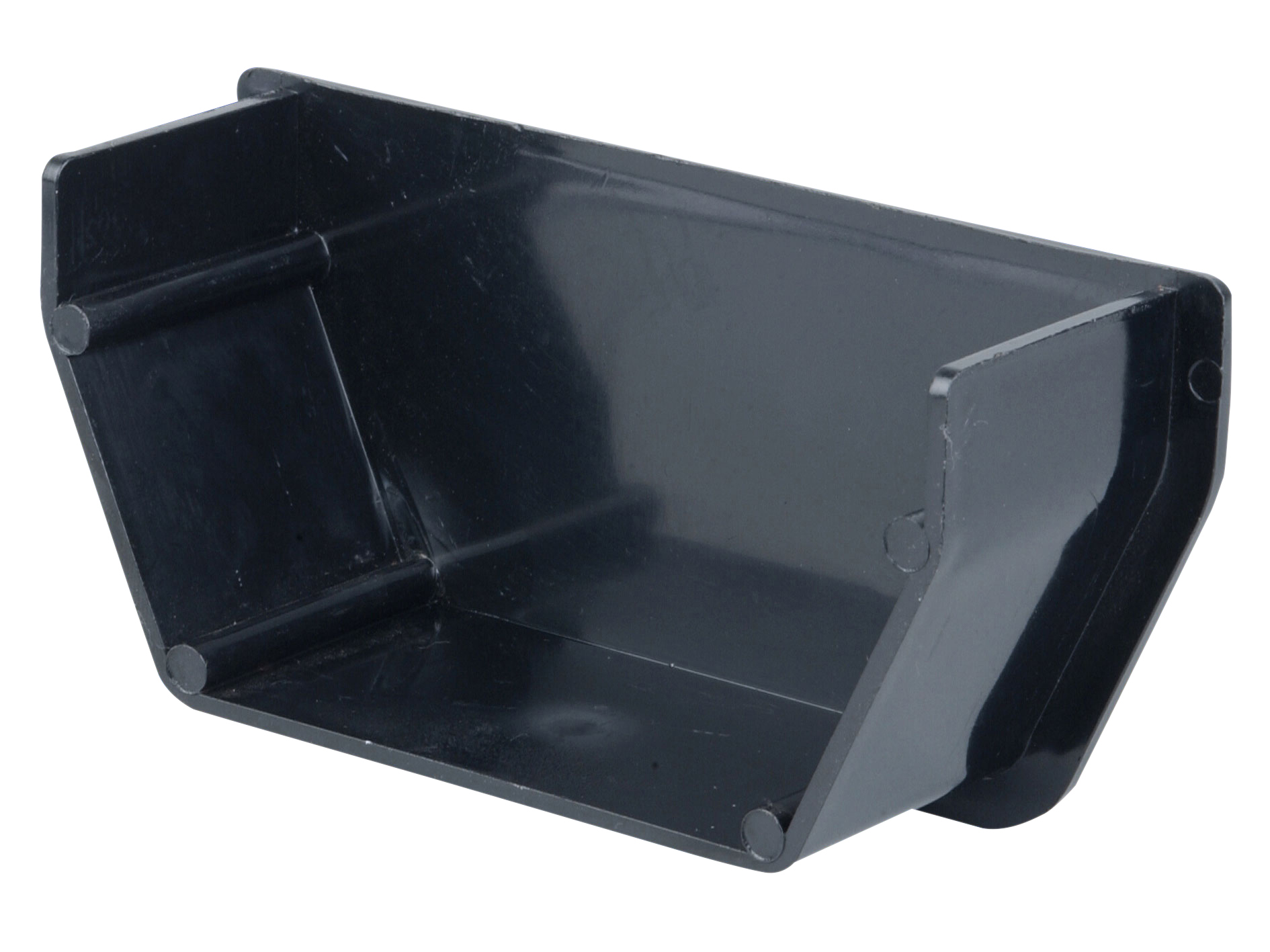 Product image for Osma Squareline Internal Stopend 100mm Dia Black