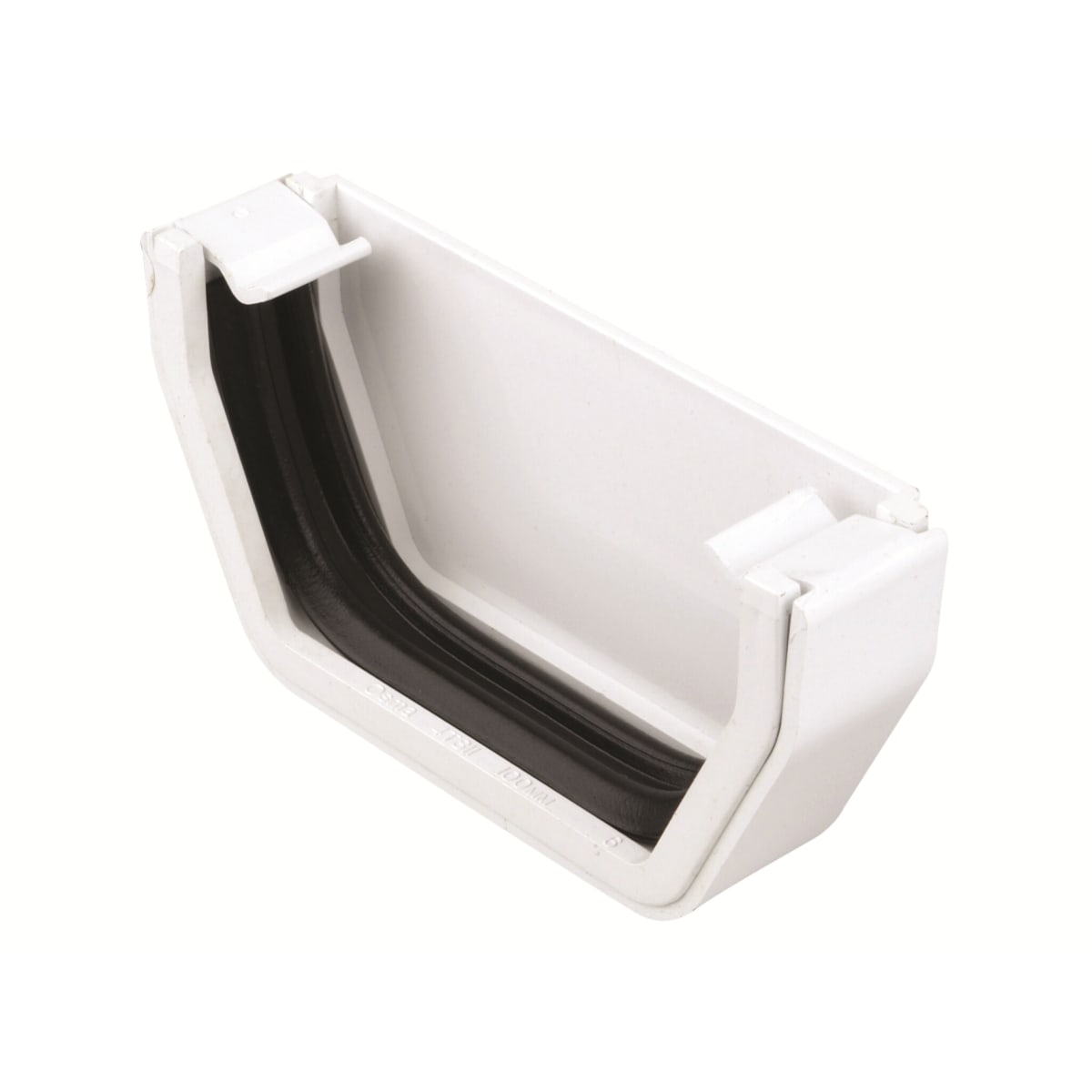 Product image for Osma Squareline External Stopend 100mm Dia White