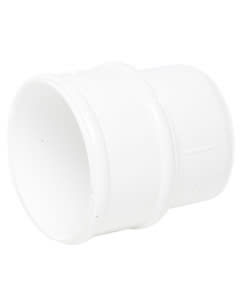 Product image for Round Downpipe Connector White 68mm