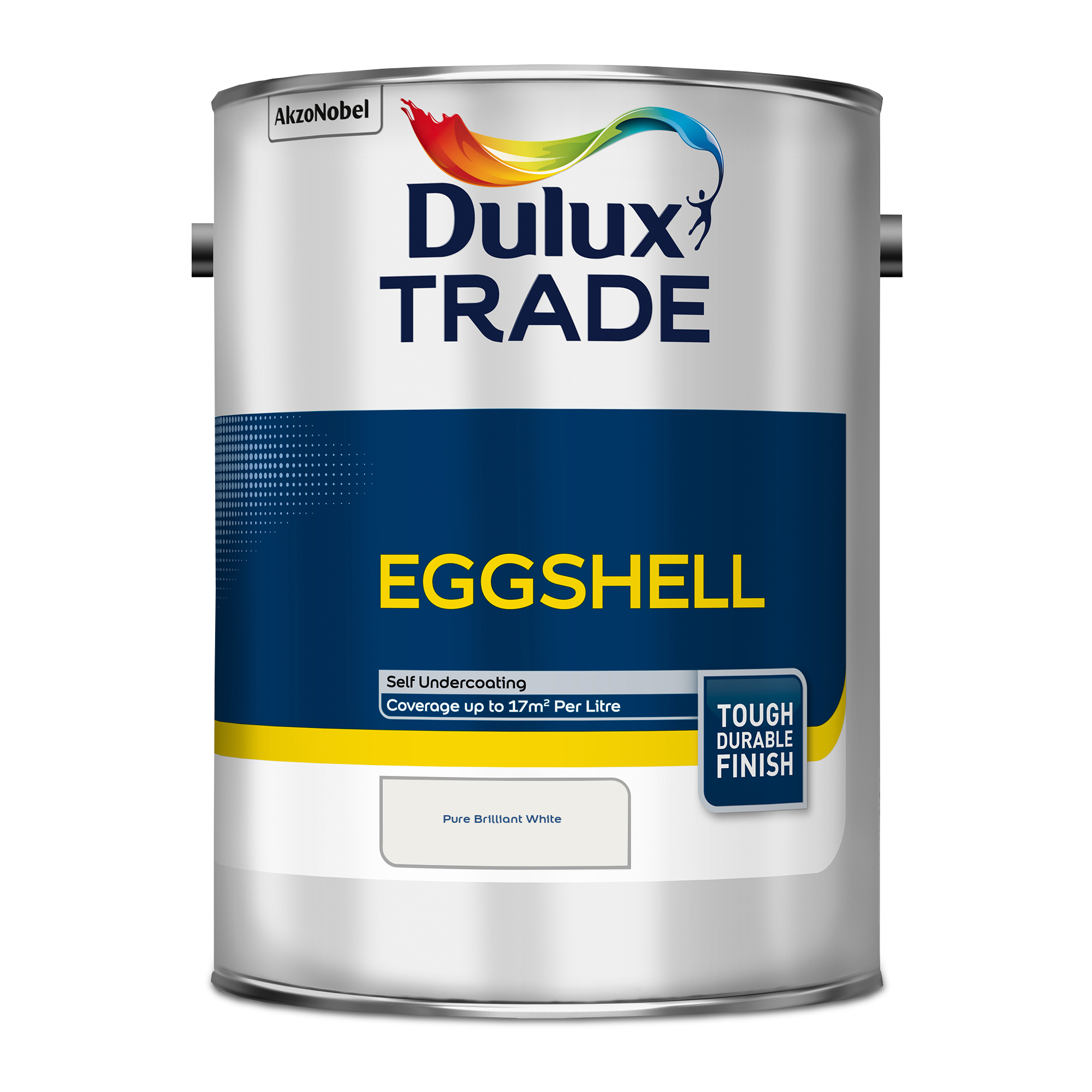 Product image for Dulux Trade Eggshell 5 Litres Brilliant White