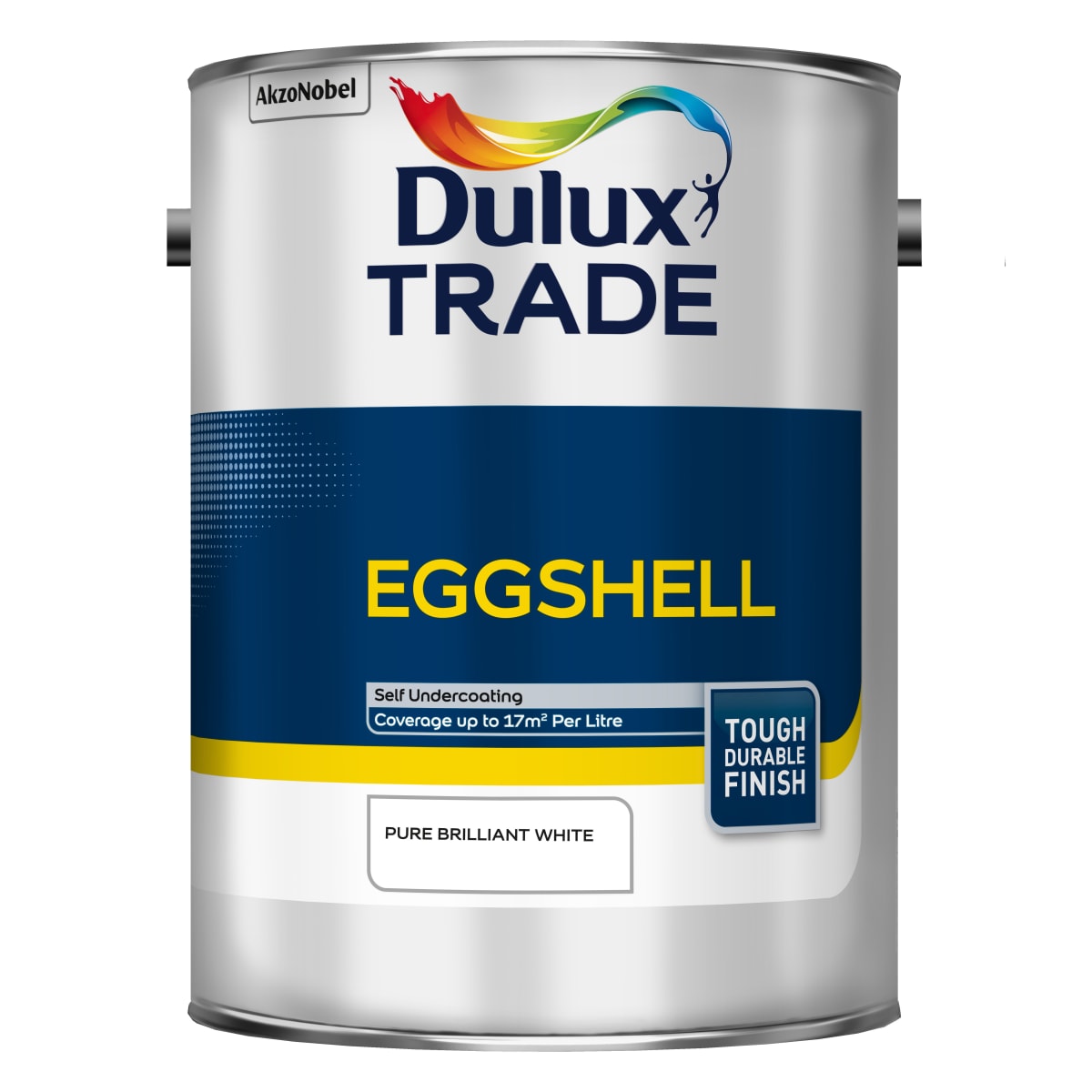 Product image for Dulux Trade Eggshell 5 Litres Brilliant White