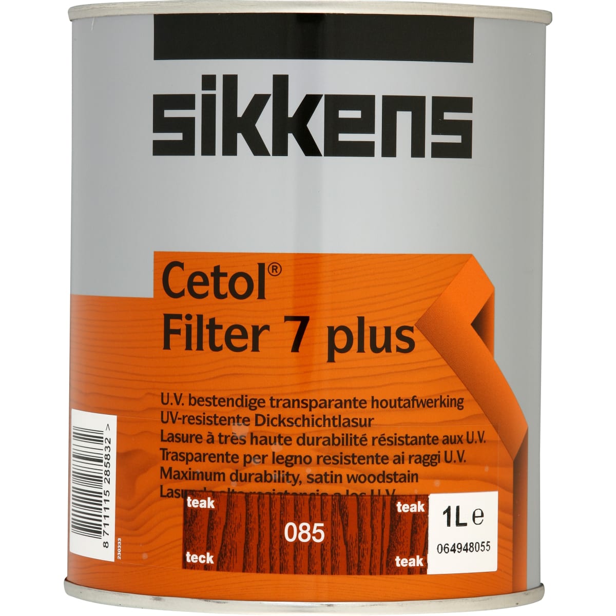 Image of Sikkens Cetol Filter 7 Plus 1 Litre Teak