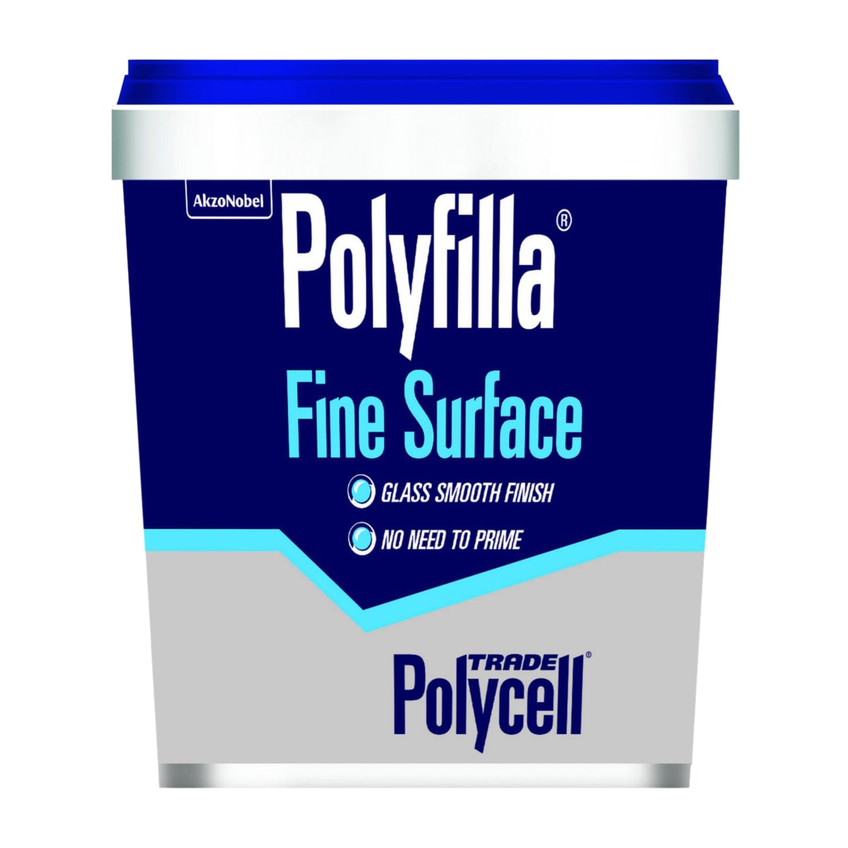 Product image for Polycell Polyfilla Trade Fine Surface Filler 500g White