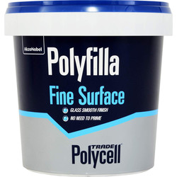 Product image for Polycell Polyfilla Trade Fine Surface Filler 500g White