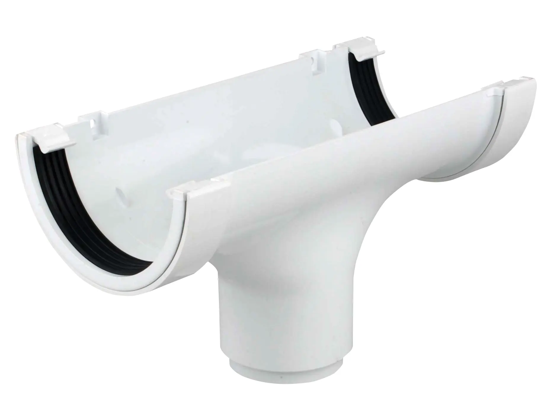 Product image for Osma 0T624W Roundline Running Outlet Straight 112mm (dia) White