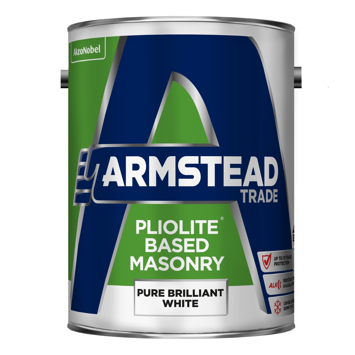 Product image for Armstead Trade Pliolite Based Masonry 5.0L Brilliant White