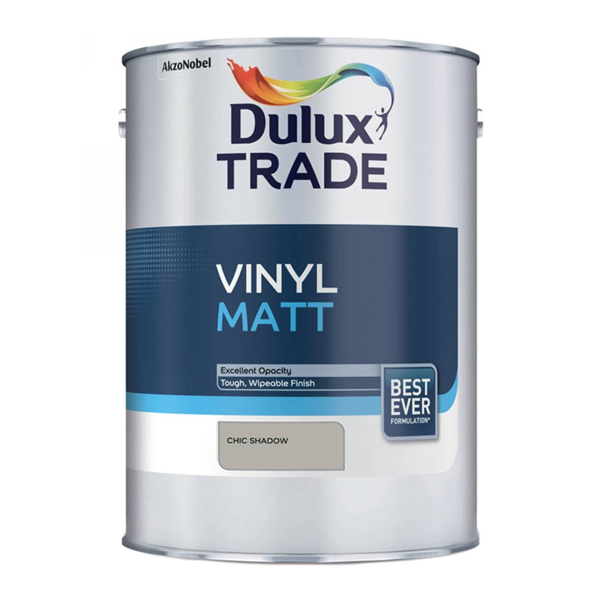 Product image for Dulux Trade Vinyl Matt Paint Chic Shadow 5l
