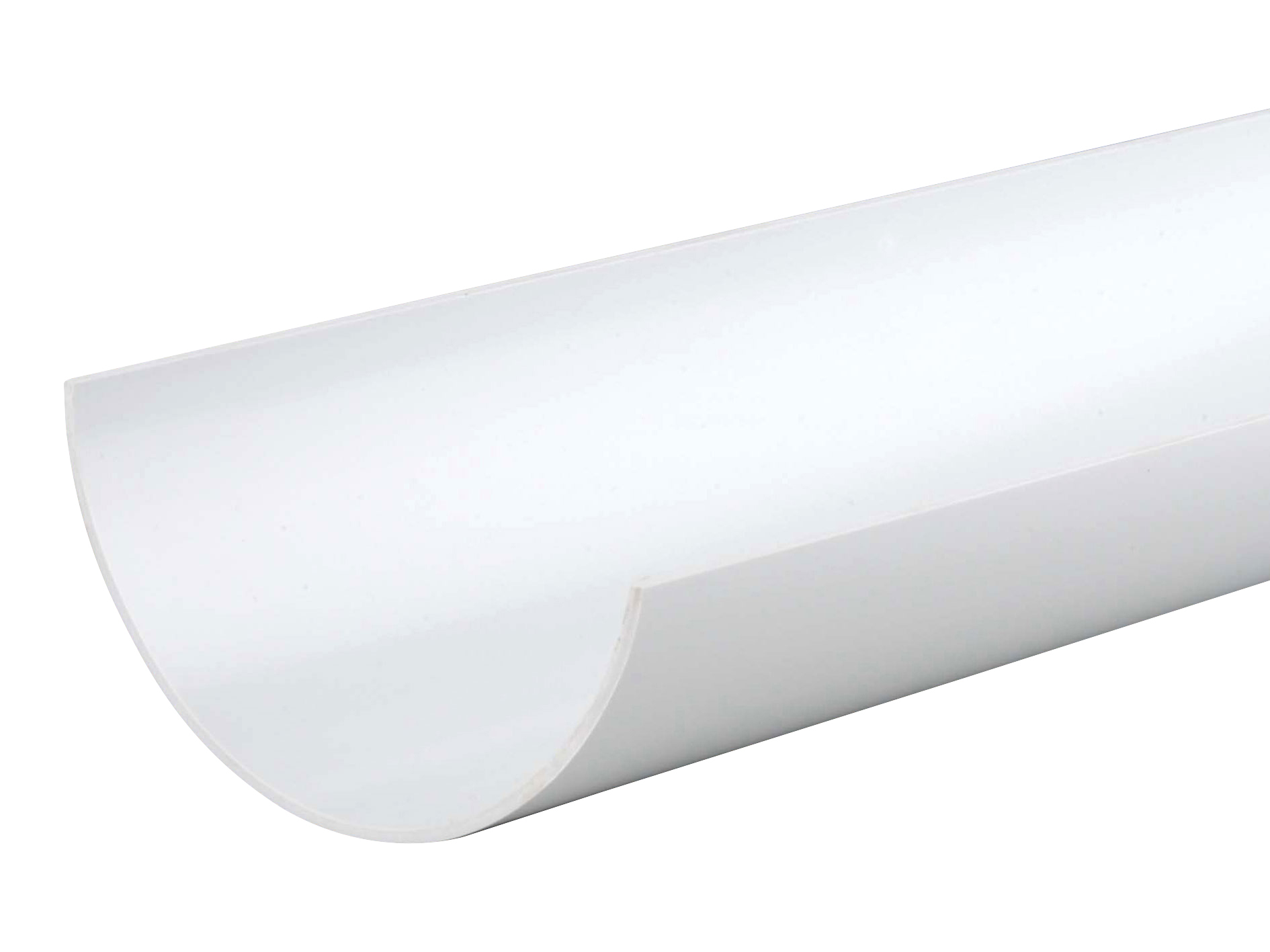 Image of Osma Roundline Gutter 2m X 112mm White Pack Of 5