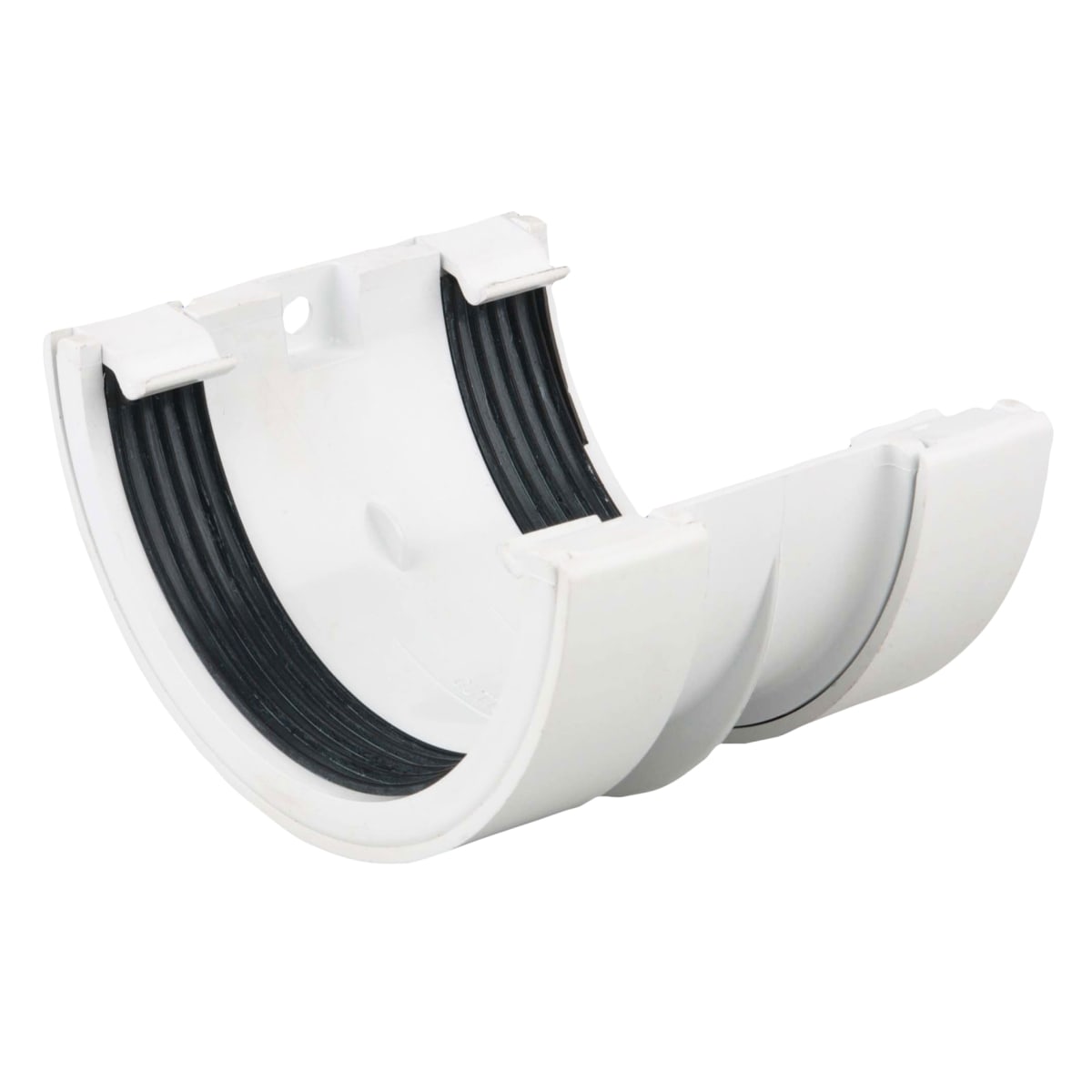 Product image for Osma 0T005W Roundline Gutter Jointing Bracket 112mm (dia) White