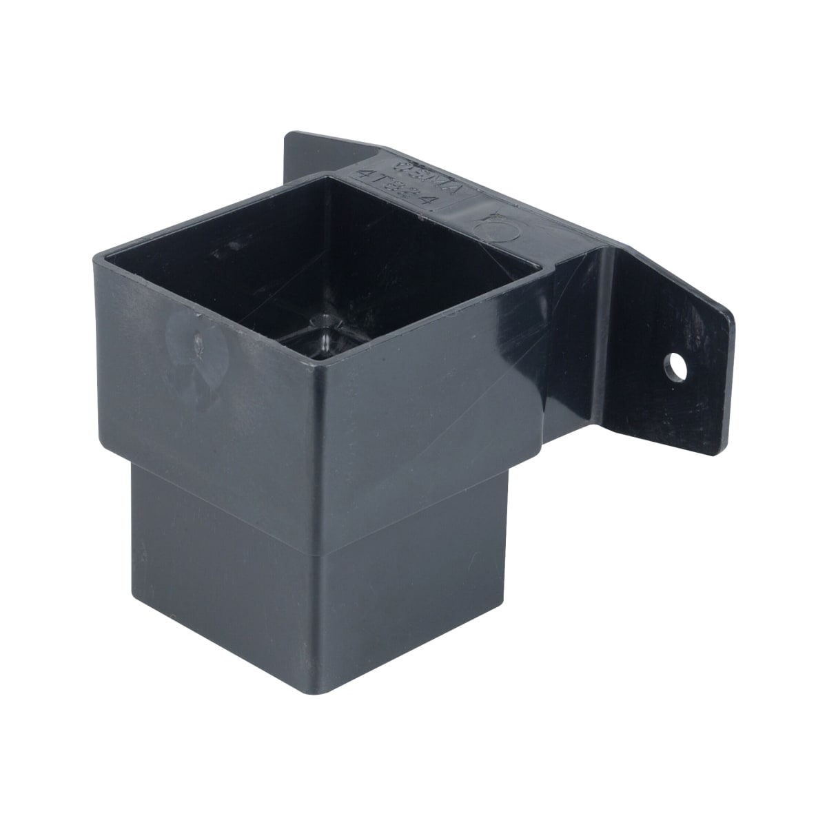 Osma Squareline Pipe Connector And Bracket-stand Off 61mm Dia Black Price Comparisons | Compare The Build